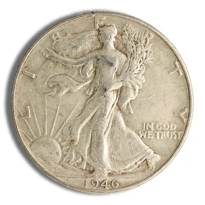 <body> FV 90% Silver Walking Liberty Half Dollars - XF — Silver bullion from Standard Bullion