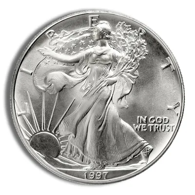 1997 Silver American Eagle - BU — Silver bullion from Standard Bullion