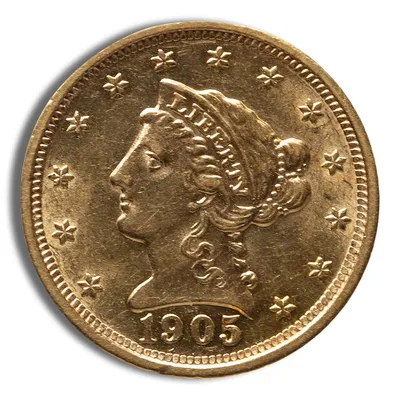 $2.5 Gold Liberty Quarter Eagle - AU — Gold bullion from Standard Bullion