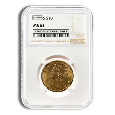 <body>0 Gold Liberty Eagle - NGC MS62 — Gold bullion from Standard Bullion