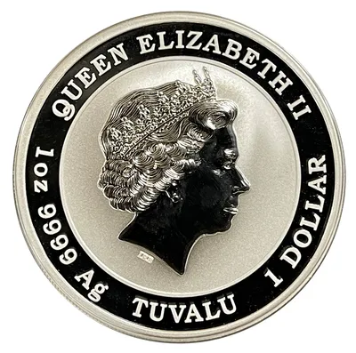 2 oz Tuvalu Bald Eagle Silver Coin (Year Varies) — Silver bullion from Standard Bullion