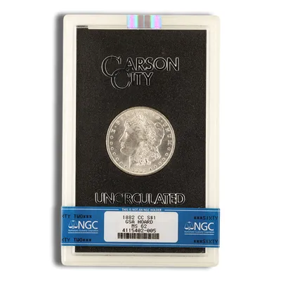 1882-CC GSA Morgan Dollar - NGC MS62 — Silver bullion from Standard Bullion