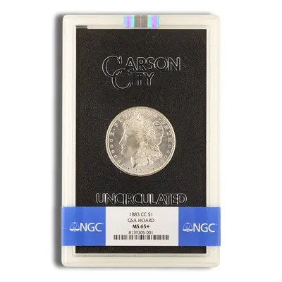 1883-CC GSA Morgan Dollar - NGC MS65+ — Silver bullion from Standard Bullion