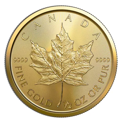 1/2 oz Gold Maple Leaf (Year Varies - Sealed) — Gold bullion from Standard Bullion
