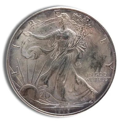 1996 Silver American Eagle - Impaired — Silver bullion from Standard Bullion