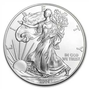 2014 Silver American Eagle - BU — Silver bullion from Standard Bullion