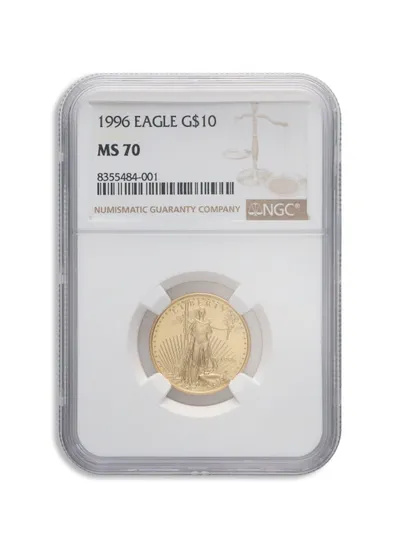 1996 1/4 oz Gold Eagle <body>0 NGC MS70 — Gold bullion from Standard Bullion
