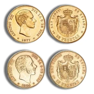 Spain 25 Pesetas Gold Coin — Gold bullion from Standard Bullion