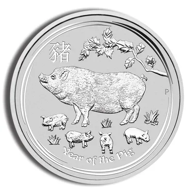 2019 1 oz Australia Silver Lunar Pig BU - Series II — Silver bullion from Standard Bullion