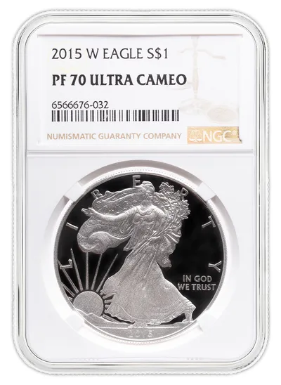 2015-W Proof Silver Eagle NGC PF70 — Silver bullion from Standard Bullion