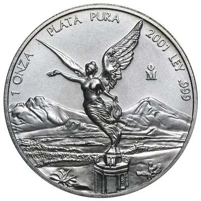 2001 1 oz Silver Mexican Libertad - BU — Silver bullion from Standard Bullion
