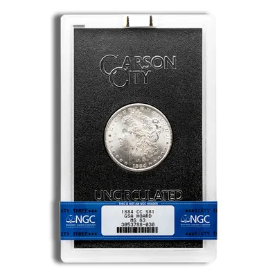 1884-CC GSA Morgan Dollar - NGC MS63 — Silver bullion from Standard Bullion