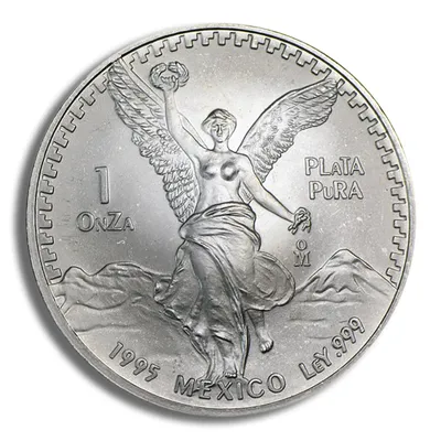 1995 1 oz Silver Mexican Libertad - BU — Silver bullion from Standard Bullion