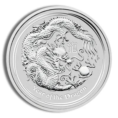 2012 Kilo Australia Silver Lunar Dragon BU - Series II — Silver bullion from Standard Bullion
