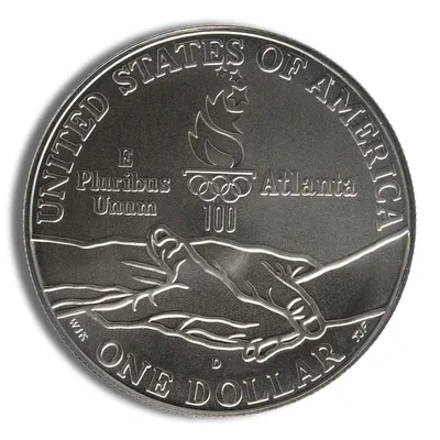1995-D <body> Track & Field Silver Commem - BU — Silver bullion from Standard Bullion