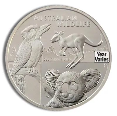 2 oz Australia Wildlife Coin Silver Coin (Year Varies) — Silver bullion from Standard Bullion