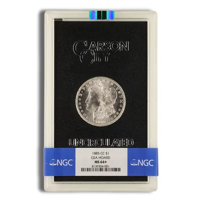 1885-CC GSA Morgan Dollar - NGC MS64+ — Silver bullion from Standard Bullion