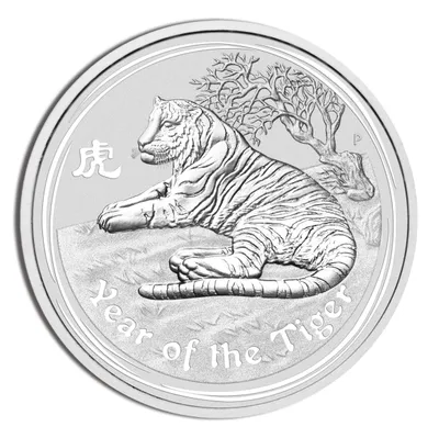 2010 Kilo Australia Silver Lunar Tiger BU - Series II — Silver bullion from Standard Bullion