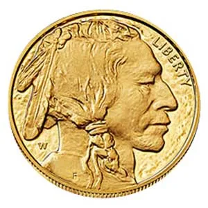Impaired Gold Buffalo — Gold bullion from Standard Bullion
