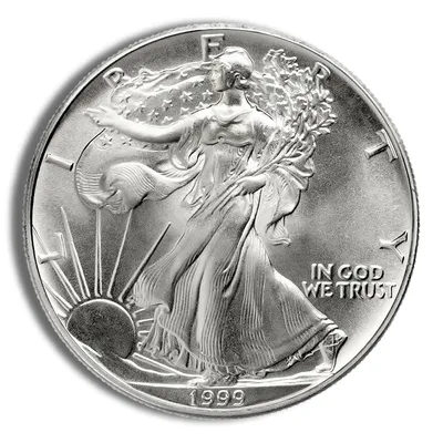 1999 Silver American Eagle - BU — Silver bullion from Standard Bullion
