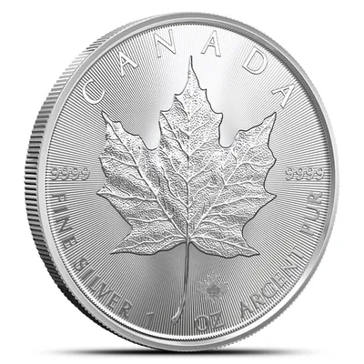2026 1 oz Canadian Silver Maple Leaf — Silver bullion from Standard Bullion