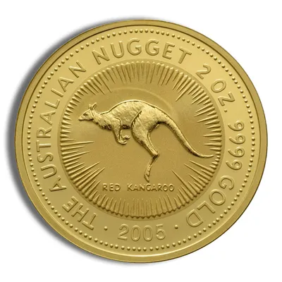 2005 2 oz Australia Gold Nugget - BU — Gold bullion from Standard Bullion