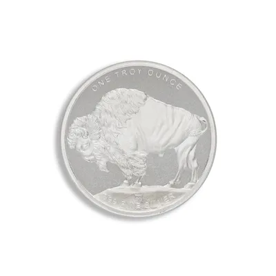 1 oz Silver Round - Buffalo Design .999 - Frontier Mint (New) — Silver bullion from Standard Bullion