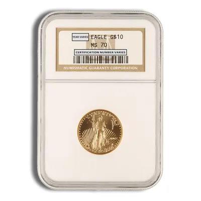2002 1/4 oz Gold Eagle <body>0 NGC MS70 — Gold bullion from Standard Bullion