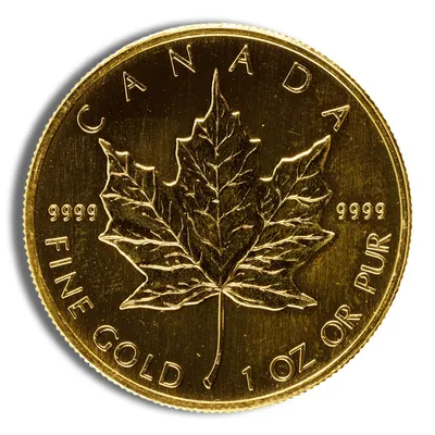 Impaired Gold Maple (Abrasion, Spots, etc.) — Gold bullion from Standard Bullion