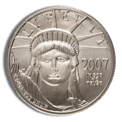 2007-W 1/2 oz Burnished Platinum Eagle $50 (Cap Only) — Platinum bullion from Standard Bullion