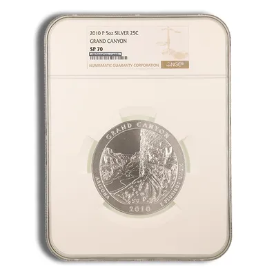 2010-P 5 oz ATB Grand Canyon Silver Coin NGC SP70 — Silver bullion from Standard Bullion