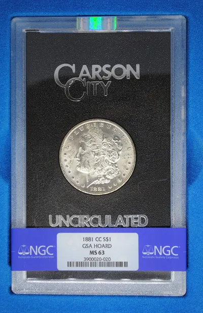 1881-CC GSA Morgan Dollar - NGC MS63 — Silver bullion from Standard Bullion