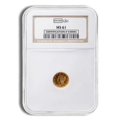 <body> Gold Liberty Type 1 - NGC MS61 — Gold bullion from Standard Bullion
