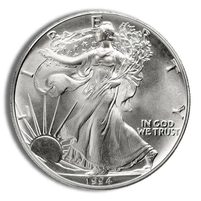 1994 Silver American Eagle - BU — Silver bullion from Standard Bullion