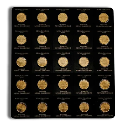 25 x 1 g Canadian MapleGram Gold Coins (Carded) — Gold bullion from Standard Bullion
