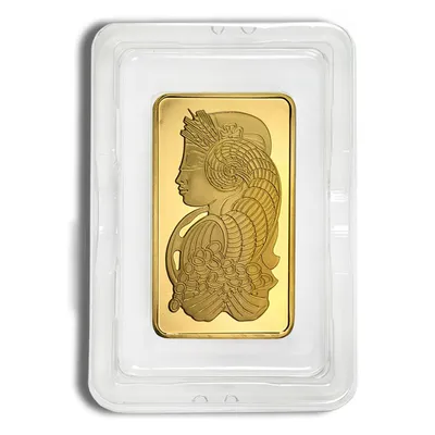 10 oz Gold Bar - PAMP Fortuna (Carded) — Gold bullion from Standard Bullion