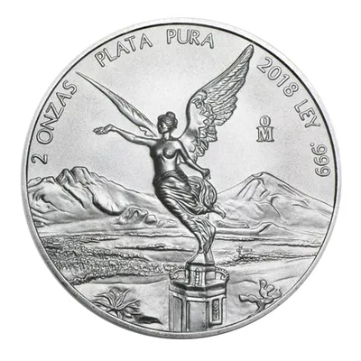 2 oz Silver Mexican Libertad - BU — Silver bullion from Standard Bullion