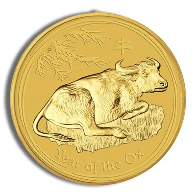 2009 1 oz Australia Gold Lunar Ox BU - Series II — Gold bullion from Standard Bullion