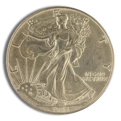 1986 Silver Eagle - Impaired — Silver bullion from Standard Bullion