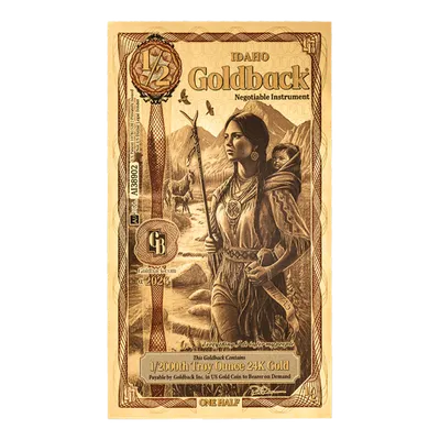 Idaho 1/2 Goldback — Gold bullion from Standard Bullion