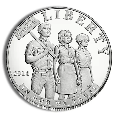 2014-P <body> Civil Rights Act Silver Commem - Proof — Silver bullion from Standard Bullion