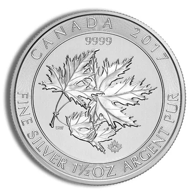 Canadian 1.5 oz SuperLeaf Silver Coin (Year Varies) — Silver bullion from Standard Bullion
