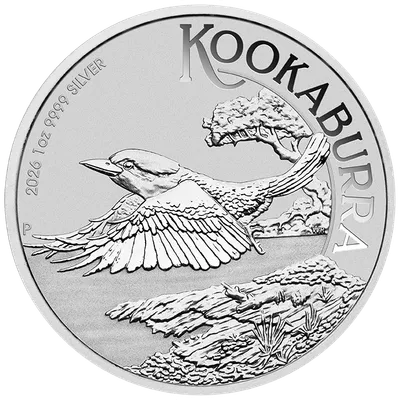 2026 1 oz Australian Kookaburra Silver Coin — Silver bullion from Standard Bullion