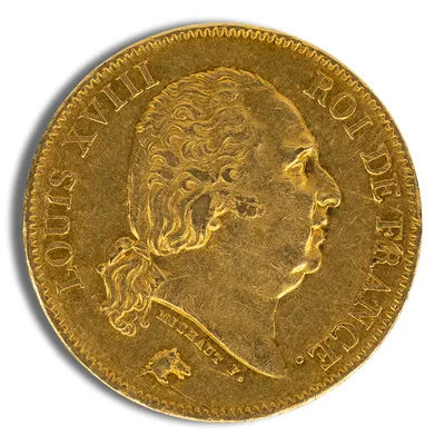 France Gold 40 Francs - Louis XVIII (1816-1824) — Gold bullion from Standard Bullion