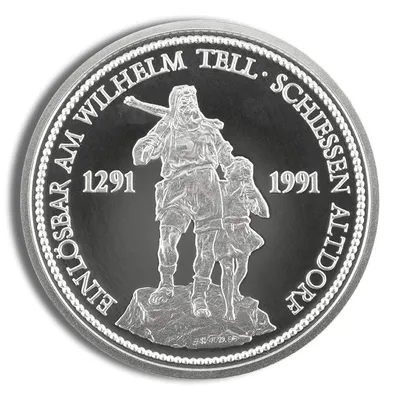 Platinum Shooting Thaler - 1 oz (Year Varies) — Platinum bullion from Standard Bullion