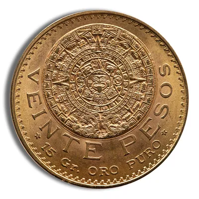 1919 Mexico Gold 20 Peso - BU — Gold bullion from Standard Bullion