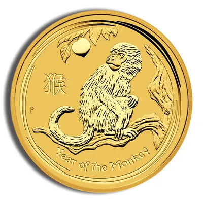2016 2 oz Australia Gold Lunar Monkey BU - Series II — Gold bullion from Standard Bullion
