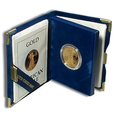 1/10 oz Proof Gold Eagle - Box/COA (Date Varies) — Gold bullion from Standard Bullion
