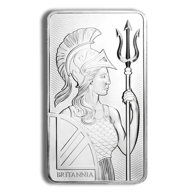 10 oz Silver Bar - Britannia & Liberty — Silver bullion from Standard Bullion