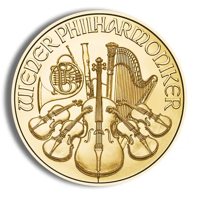 1 oz Austrian Philharmonic Gold Coin (Year Varies) — Gold bullion from Standard Bullion